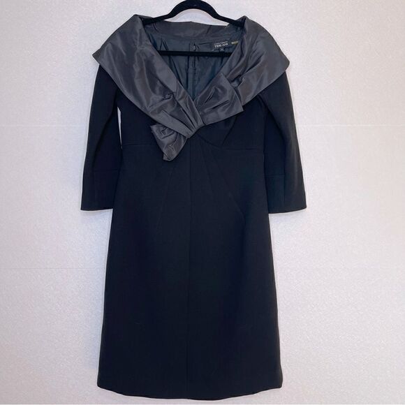 Teri Jon Rickie Freeman Off The Shoulder Cocktail Dress 8 - Picture 1 of 5
